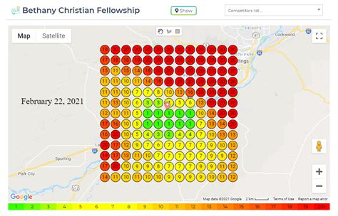 geo grids for local seo|Geo Grid Heatmap GMB Tracker .